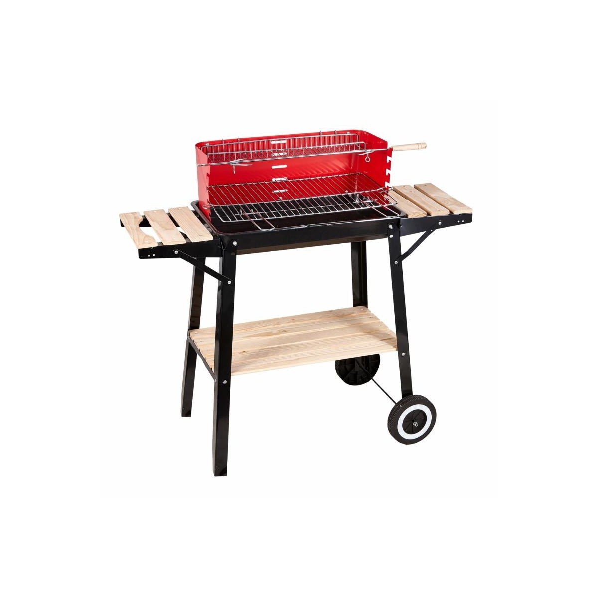 Kerti grill polcokkal