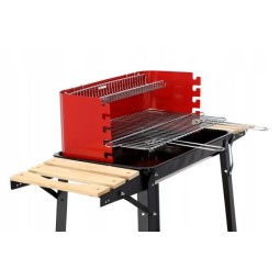 Kerti grill polcokkal