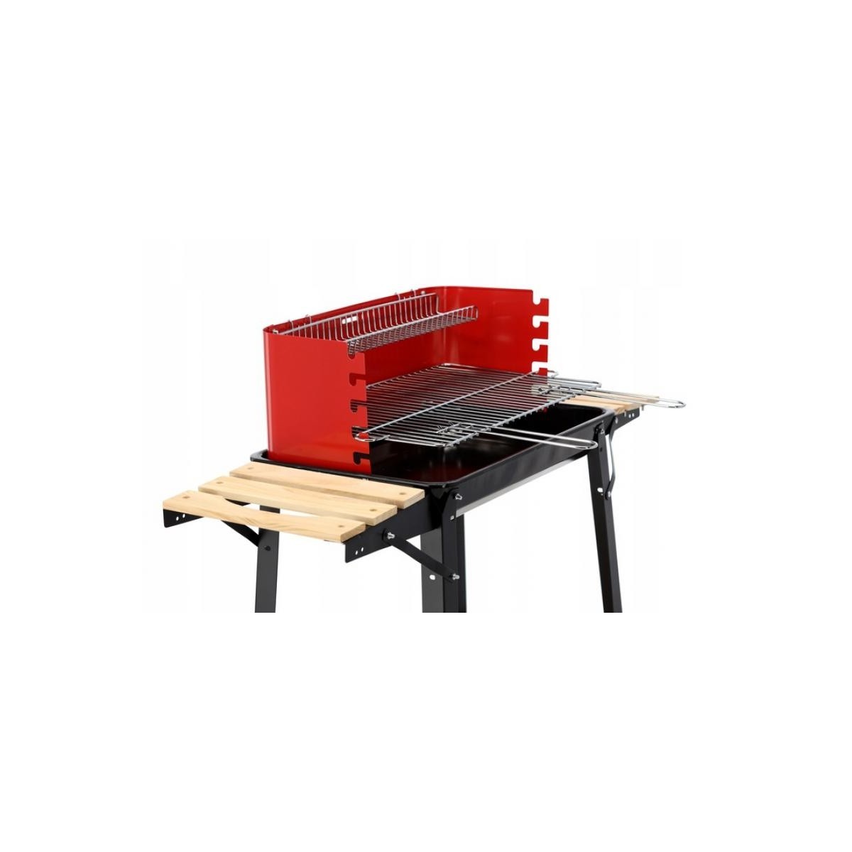 Kerti grill polcokkal