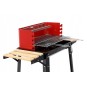 Kerti grill polcokkal