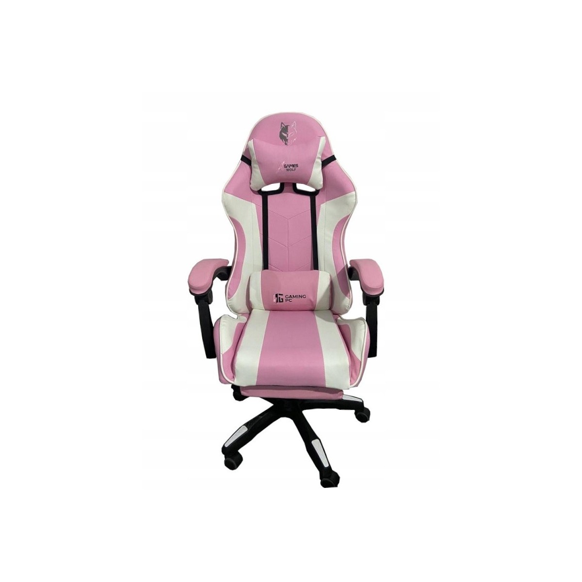 Lányoknak szánt gamer szék rózsaszínben.