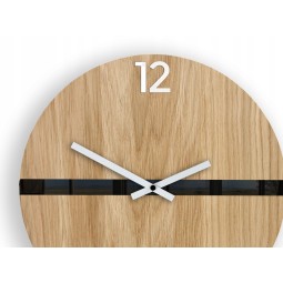 Kiváló minőségű RAZMES tölgyfából készült óra, 33 cm