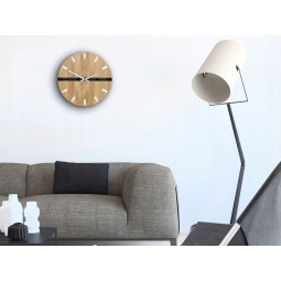 Minőségi, tölgyfából készült HORIZONT óra, 33 cm