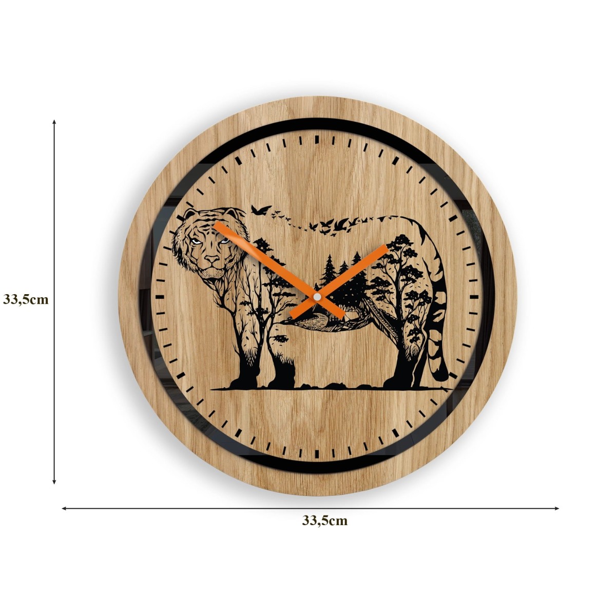 Tiger falióra 33 cm