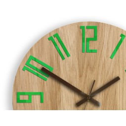 Slim Wood zöld falióra 33 cm