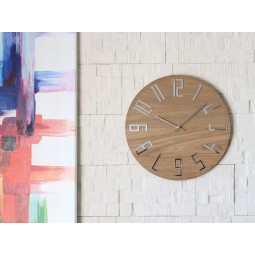 Vékony, tükörhatású falióra, 33 cm