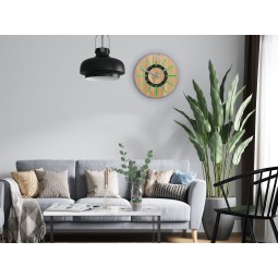 Zöld skandináv fali óra 33 cm