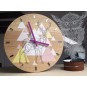 Lila falióra szarvassal 33 cm