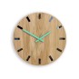 Modern tölgyfa óra SIMPLE - menta 33 cm