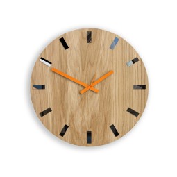 Modern tölgyóra SIMPLE - fekete/narancssárga 33 cm