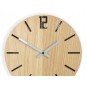 Modern tölgyfa falióra CARLO - fekete 33 cm