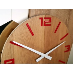 Rusztikus vörös tölgy falióra 49 cm