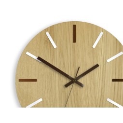 Modern tölgyfa falióra SOLO 33 cm
