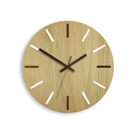Modern tölgyfa falióra SOLO 33 cm