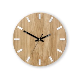 Minőségi SIMPLE falióra - fehér/fekete 33 cm