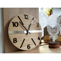 Luxus tölgyfa falióra 33 cm