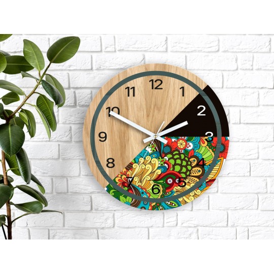 Lagos mintás falióra 33 cm