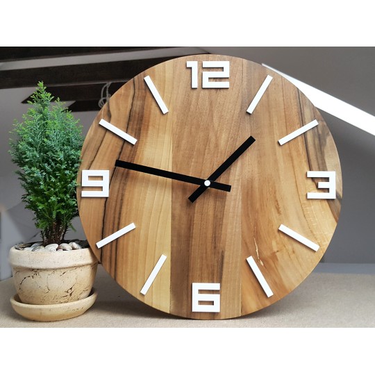 Arabica diófából készült falióra, 33 cm