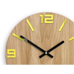 Arab stílusú sárga fa óra 33 cm