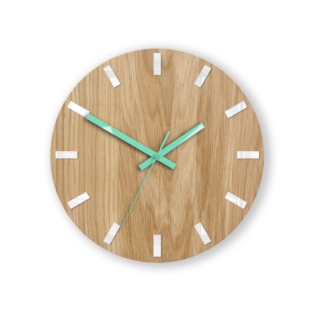 Tölgyfa falióra SIMPLE - menta 33 cm