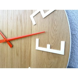 Nagy tölgyfa falióra Slim 50 cm