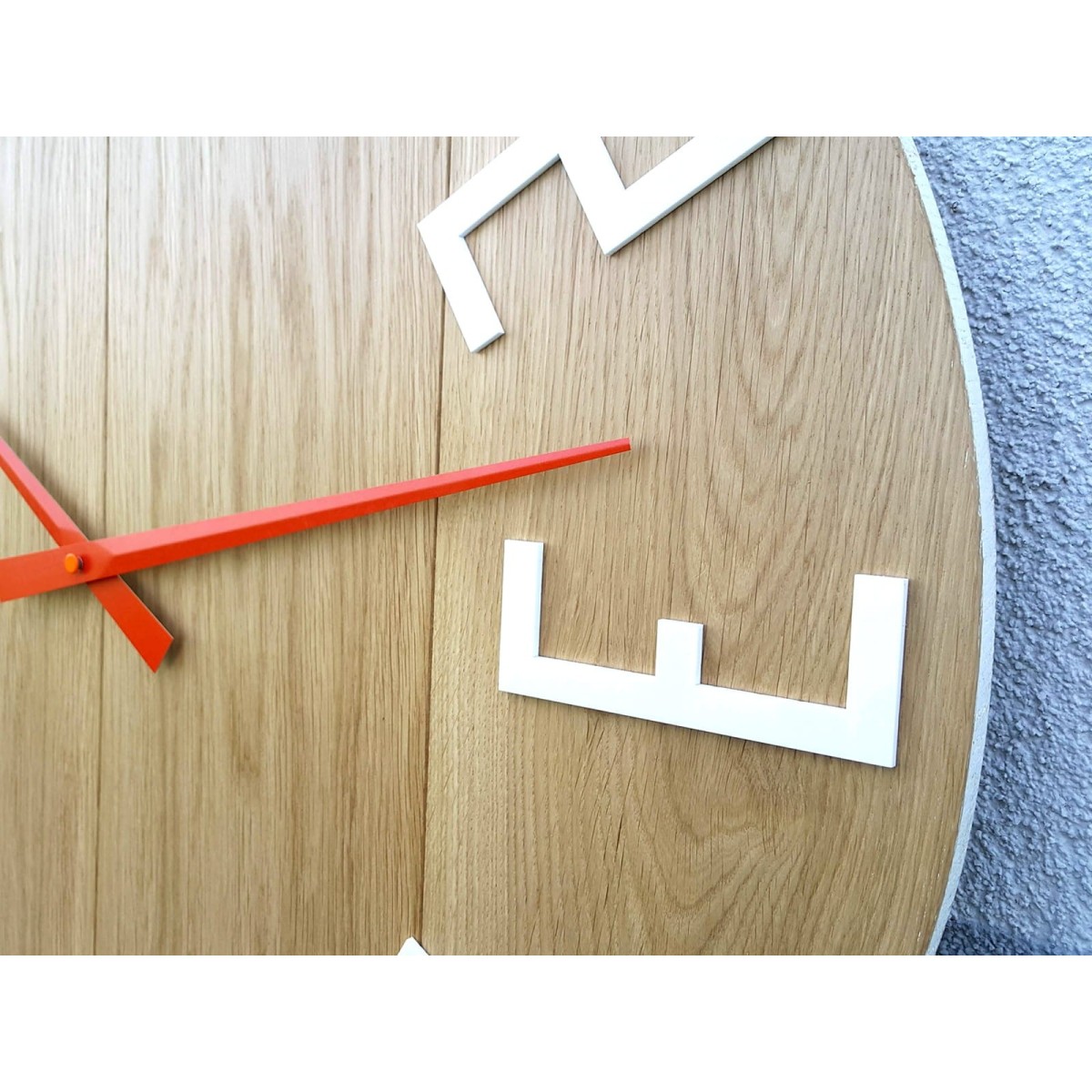 Nagy tölgyfa falióra Slim 50 cm
