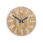 Modern fa falióra SLIM kék 33 cm