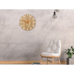 Fa falióra SLIM fehér-narancssárga 33 cm