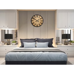 Masszív tölgyfa falióra BERLIN 49 cm
