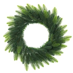 Zöld adventi ajtókoszorúk