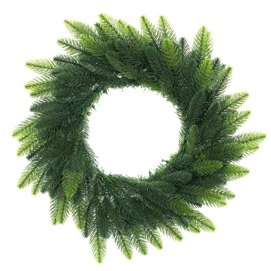 Zöld adventi ajtókoszorúk