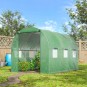 2 m x 3 m méretű kerti fóliasátor