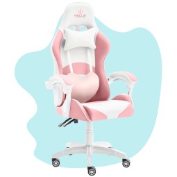 Rózsaszín, kényelmes gyerekfotelek kislánynak