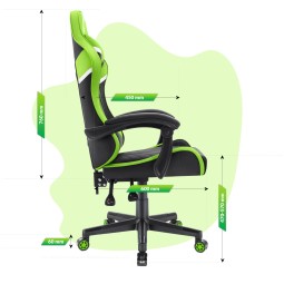 Zöld színű gamer szék fiúnak
