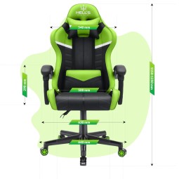 Zöld színű gamer szék fiúnak