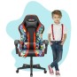 Minőségi gyermek gamer szék grafit motívummal