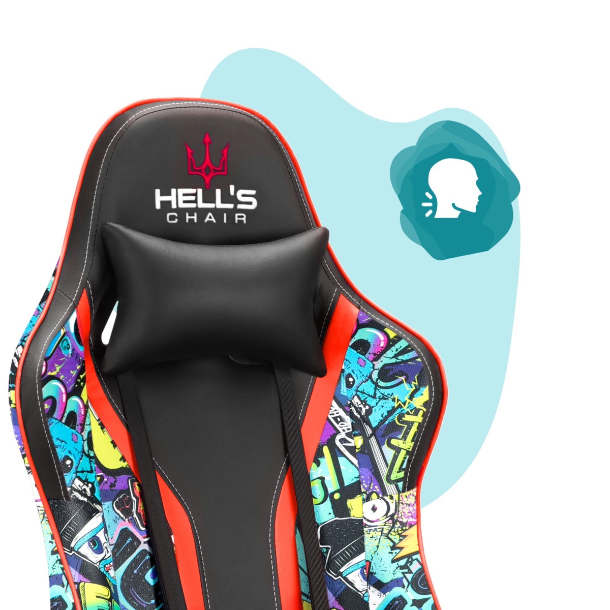 Minőségi gyermek gamer szék grafit motívummal