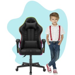 Gyerek gamer szék LED háttérvilágítással