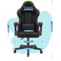 Gyerek gamer szék LED háttérvilágítással