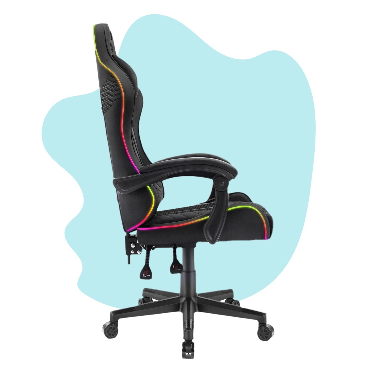 Gyerek gamer szék LED háttérvilágítással