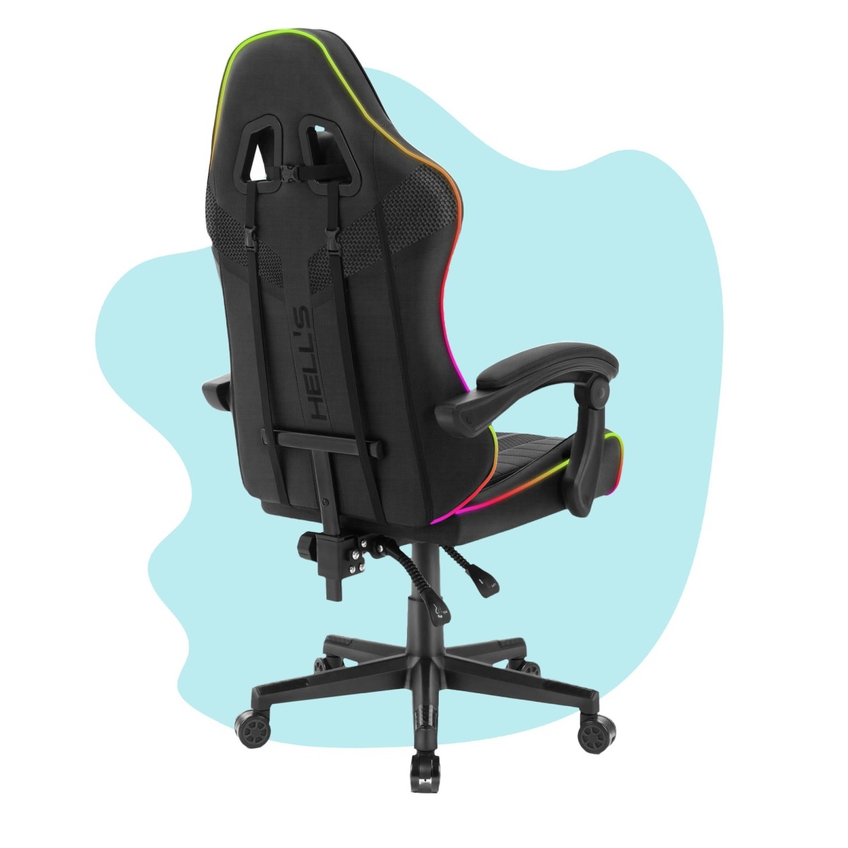 Gyerek gamer szék LED háttérvilágítással
