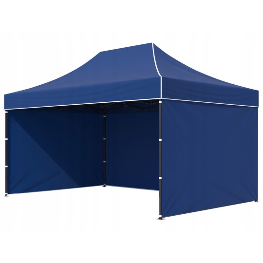 Összecsukható sátor 3x4,5 m kék színben, 35 kg