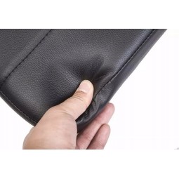 Olcsó konyhai szék szürke színben, eko-bőrből