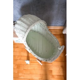 Zöld fonott babakocsi babáknak szuper áron