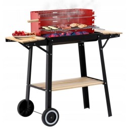 Kerti grill polcokkal