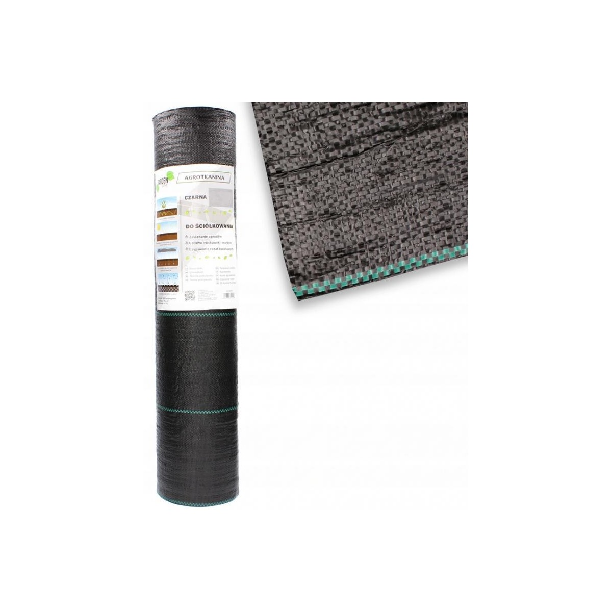 Kiváló minőségű, fekete színű agrotextília 70g/m 1,1x100m