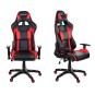 Márkás gamer szék piros színben