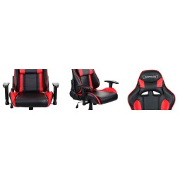 Márkás gamer szék piros színben