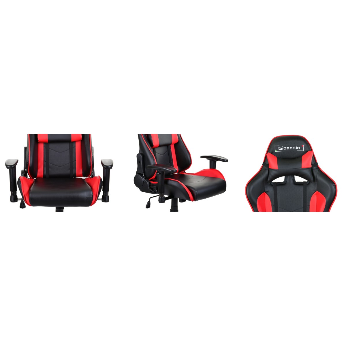 Márkás gamer szék piros színben