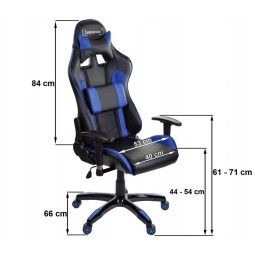 Márkás gamer szék piros színben